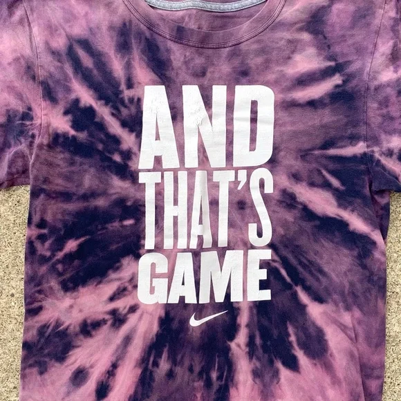 Vintage Y2K Nike Air Athletics Tie Dye Shirt - Picture 3 of 4